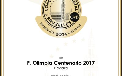 GOLD MEDAL CONCOURS MONDIAL BRUXELLES 2024- F.OLIMPIA CENTENARIO